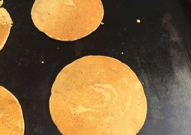 Recipe of Homemade Cornmeal pancakes