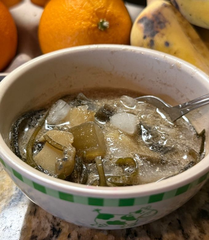 Hình của món Chè sương sáo.