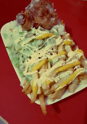 Una foto de Pollo broster 🍟🍗🍗