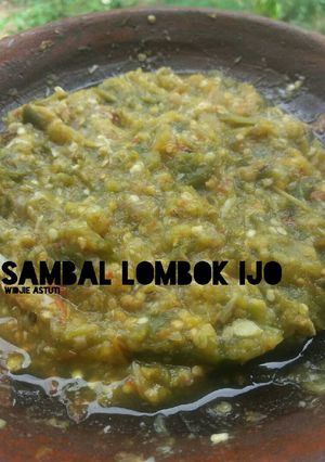 Foto resep Sambal Lombok Ijo *Rebus