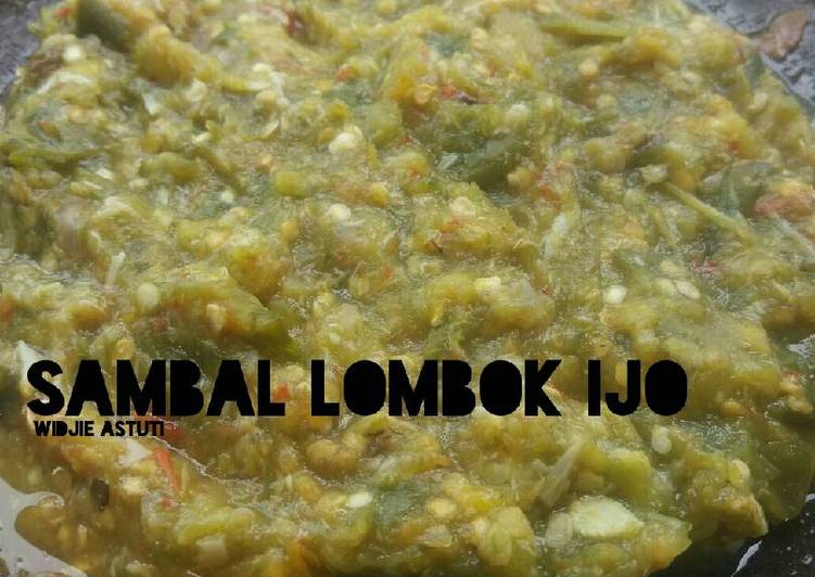 Sambal Lombok Ijo *Rebus