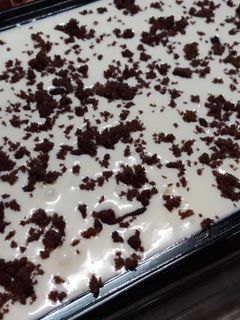 صورة لوصفة سنافر بالكيك لذيذه 😋
