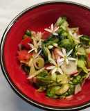 Medvehagymavirágos savanyúság (saláta)