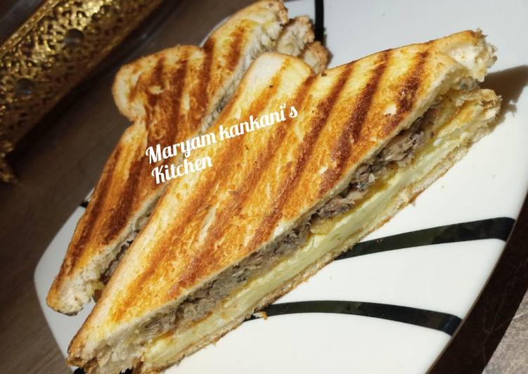 Recipe of Homemade Sardine sandwich