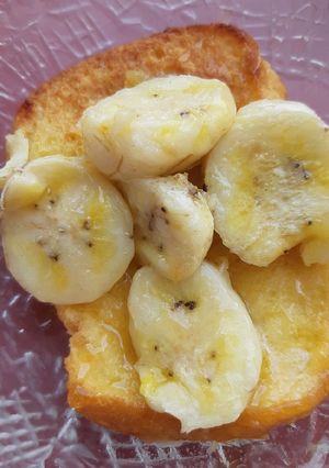 รูปของ เฟรนช์โทสต์กล้วยน้ำว้า เตาปิ้งขนมปัง Oventoaster 🍌 French toast
