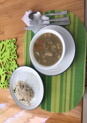 Una foto de Sopa de panza
