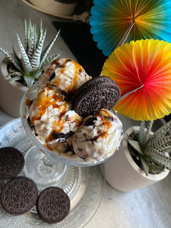 صورة لوصفة الايسكريم بالاوريو 🍨🍨