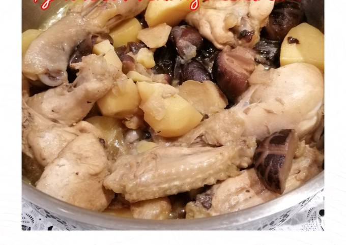 Resipi Ayam Masak Kentang Cendawan Oleh Imel Recipe Cookpad