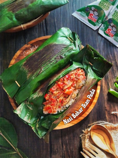 Foto resep Nasi bakar ikan Peda