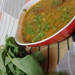 A picture of Yummy Mirchi ki dal.
