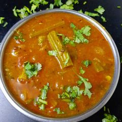 A picture of Drumstick sambhar.