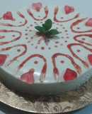 Tarta de guisantes, hierbabuena y lima
