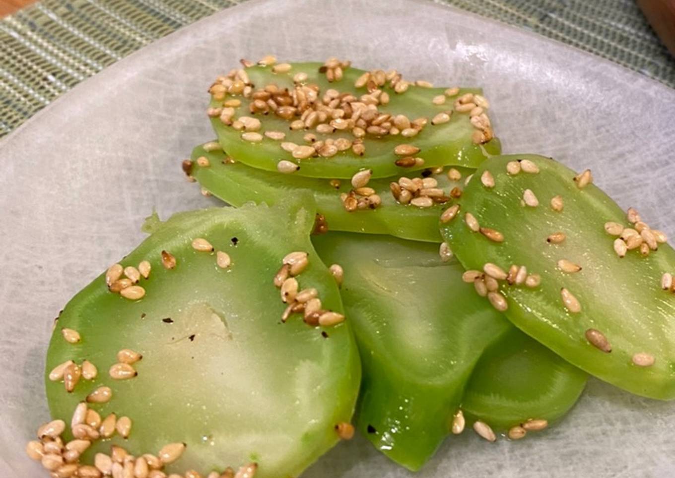 Japanese Style Broccoli Stem Side Dish