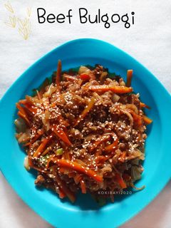 Foto resep 🇰🇷 Bulgogi 불고기 Kikkoman (Korean Beef BBQ)