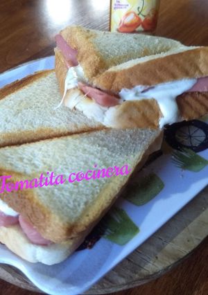 Una foto de Sándwich de doble queso 🤤🧀