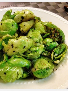 【深夜食堂】春甘藍.Brussels Sprout 的食譜成品照片