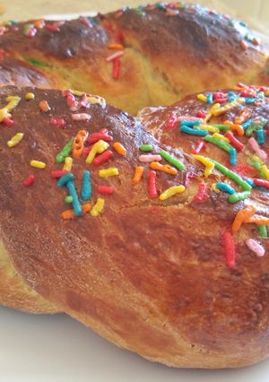 A picture of Easter Sweet Bread# SpecialEasterContest.