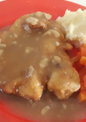 Foto resep Chicken Steak With Brown Sauce n Mash Potato