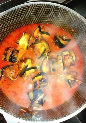 عکسی از دستور بادمجان لقمه ای🍆