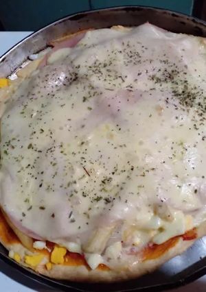 Una foto de Pizza en casa
