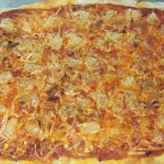 Una foto de 🍍Pizza hawaiana🍍