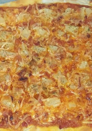 Una foto de 🍍Pizza hawaiana🍍