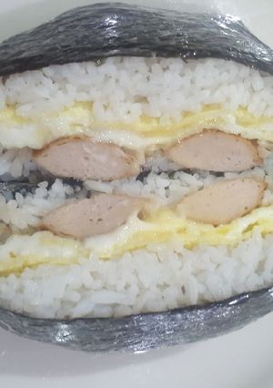 Foto resep Egg Sausage Onigirazu