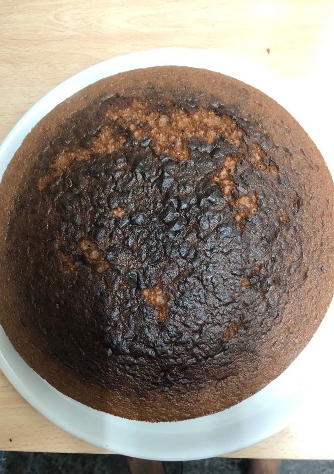 Una foto de 59. Bizcocho de chocolate, nueces y pasas (postre)