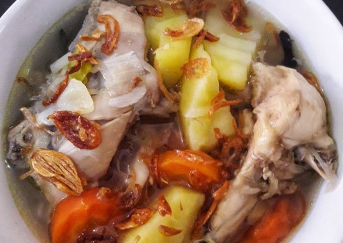 Anti Ribet, Memasak Sop Ayam Kampung Ala Klaten Yang Sederhana