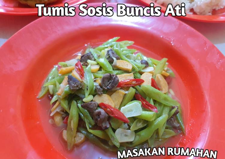 Tumis SoBunA (Sosis Buncis Ati)