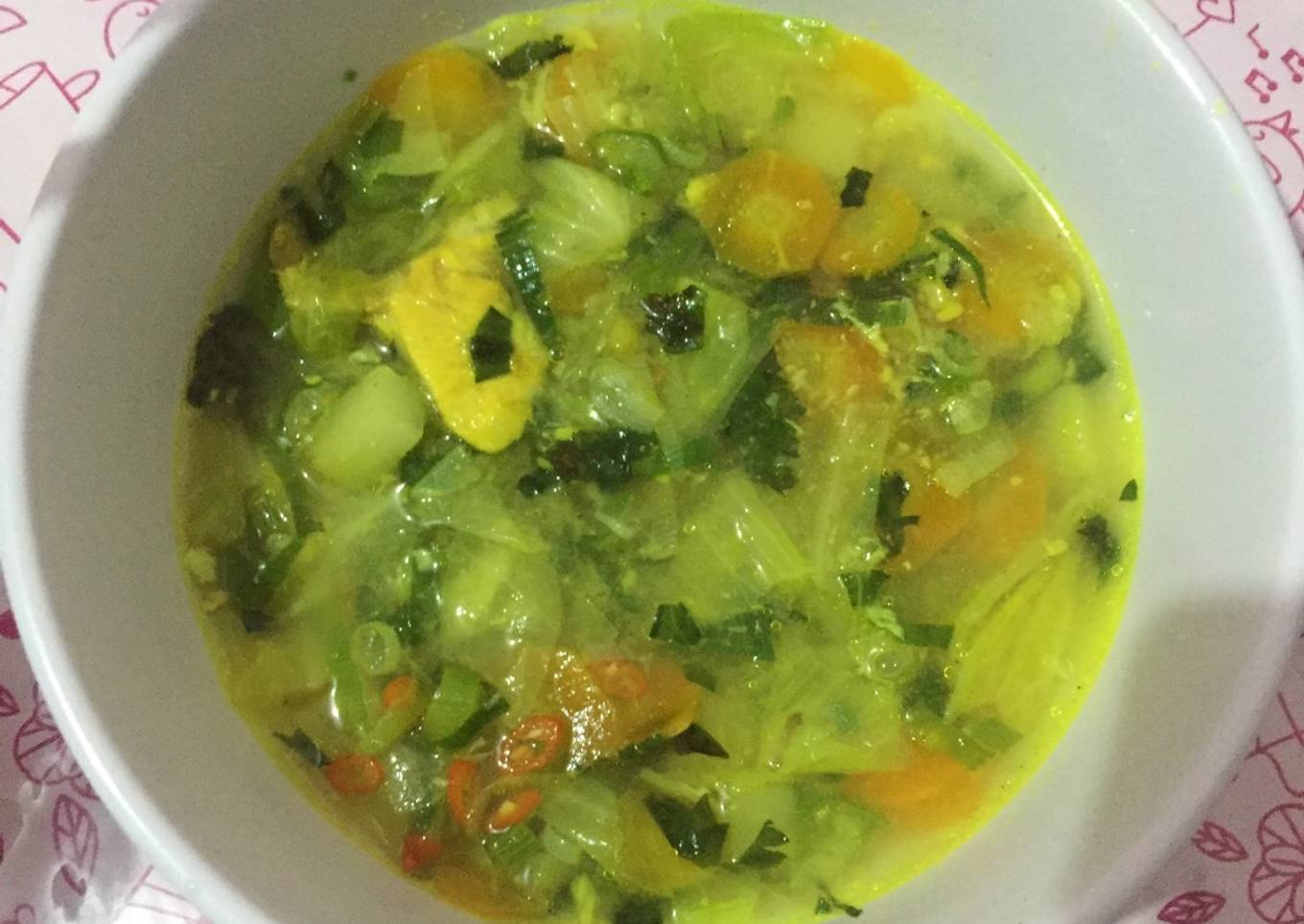 Sup ayam sayur endoll
