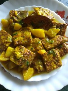 বাঁধাকপি ডিমের অমলেট কারী(badhakopi dim er omelette curry recipe in Bengali) রেসিপির প্রধান ছবি