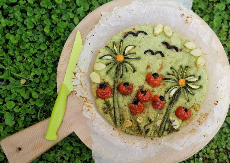 Focaccia veloce alla rucola