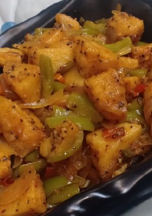 A picture of Fried Masala Idli.