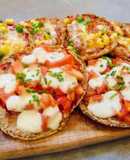 Parma Ham & Mozzarella Pitta Pizza’s