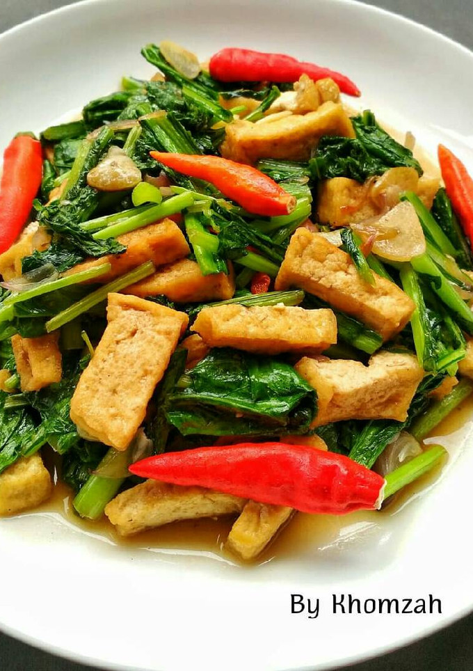 Foto resep Cah Sawi Tahu Saus Tiram