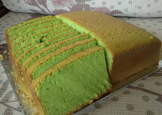 Resep Bolu pandan keju, Lezat