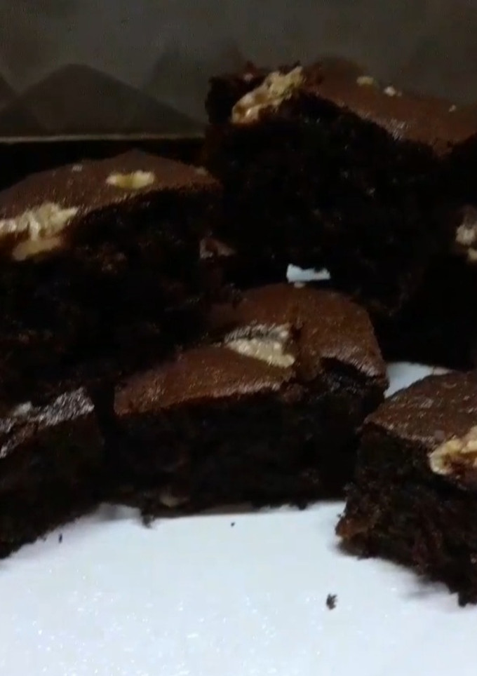 Una foto de Brownie fácil