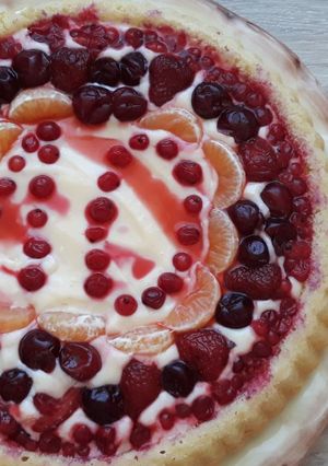 Gyümölcstorta (Az eredeti-Retro) 😊 recept fotója