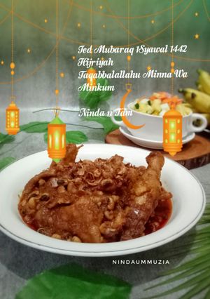 Foto resep Ayam Masak Tuha khas Kalsel