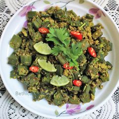 A picture of Soya Okra Stir Fry.