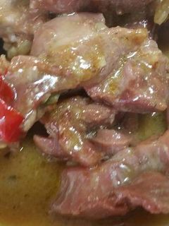 Una foto de Mollejas de Pollo picantes