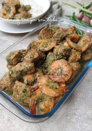 Foto resep Udang Tempe Sambal Ijo