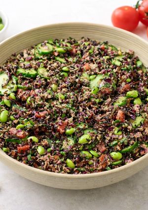 صورة لوصفة سلطة 🥗 ترياكي الدجاج بالأرز المقرمش📎