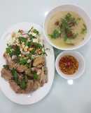 Cháo gỏi vịt