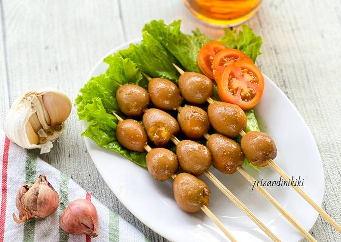 Sate telur puyuh