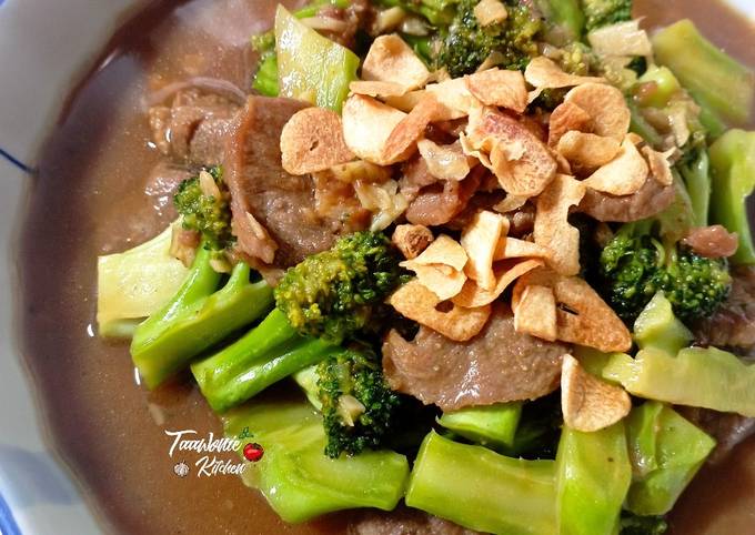 Resep Cah Brokoli Daging Sapi Oleh Taawonie Kitchen Cookpad