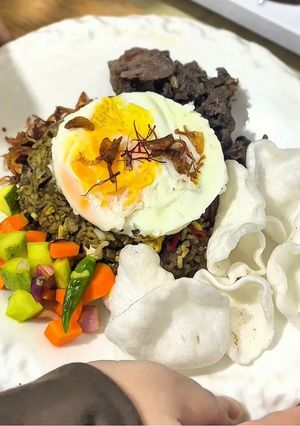 Foto resep Nasi Goreng Kambing Saffron Timur Tengah