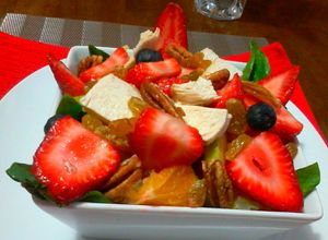 Una foto de Ensalada con fruta