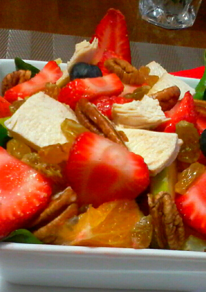 Una foto de Ensalada con fruta